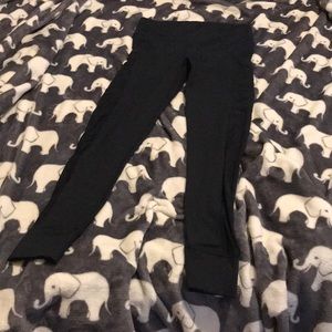 Fabletics high waisted mesh inset workout leggings